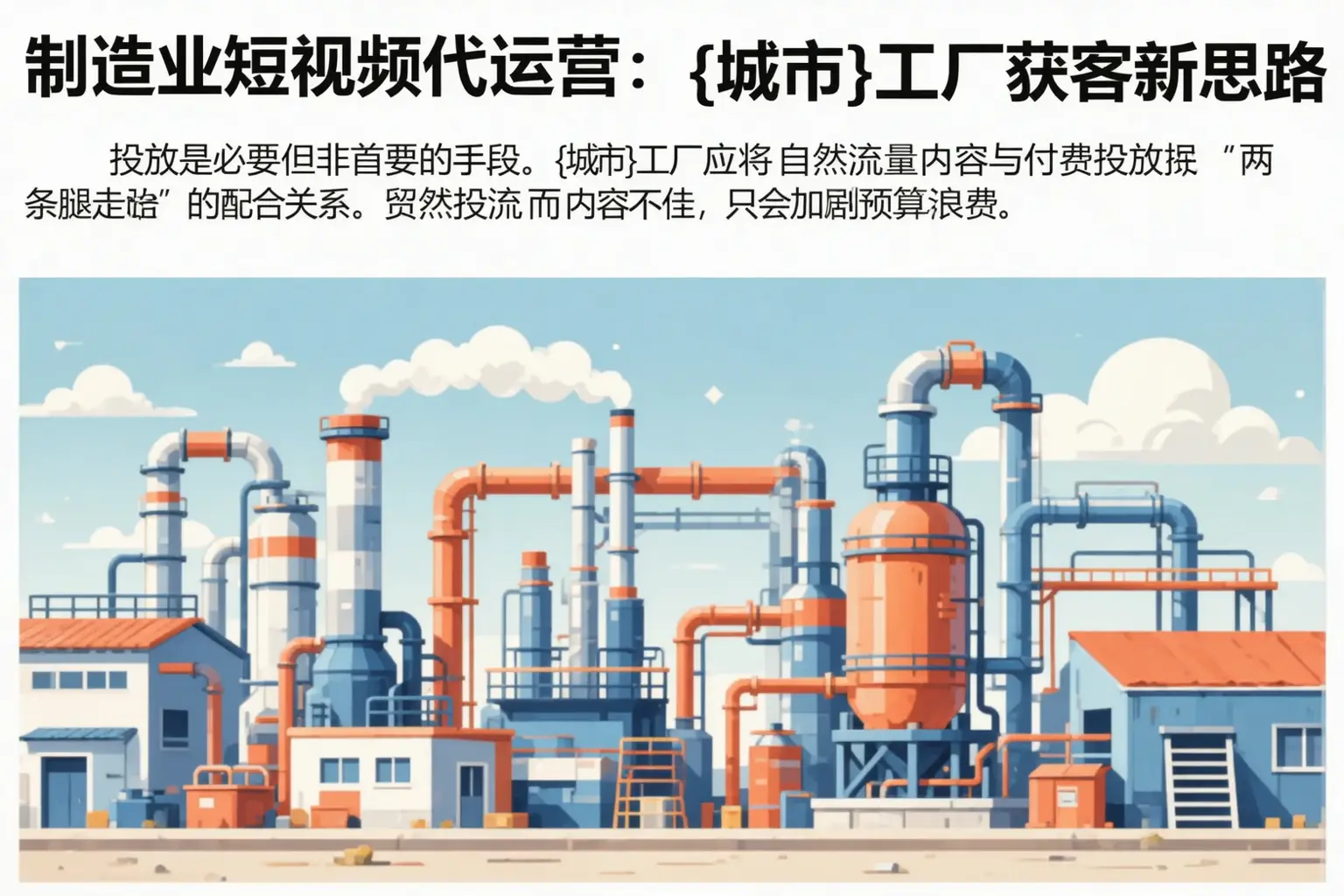 制造业短视频代运营：海北工厂获客新思路