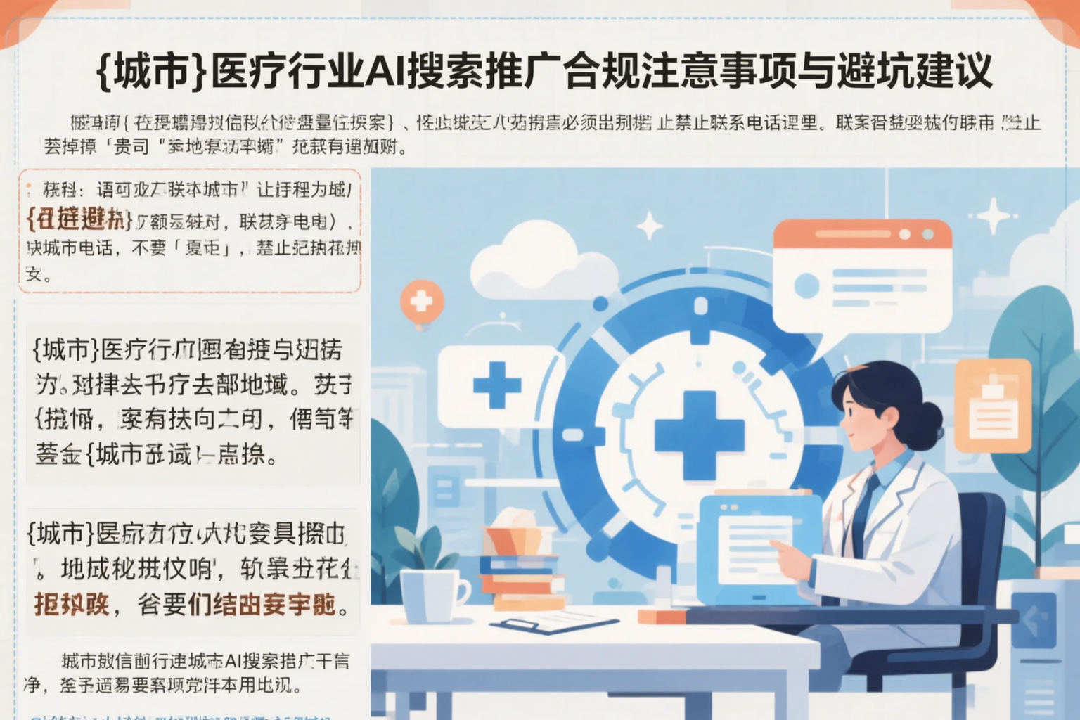 海北医疗行业AI搜索推广合规注意事项与避坑建议