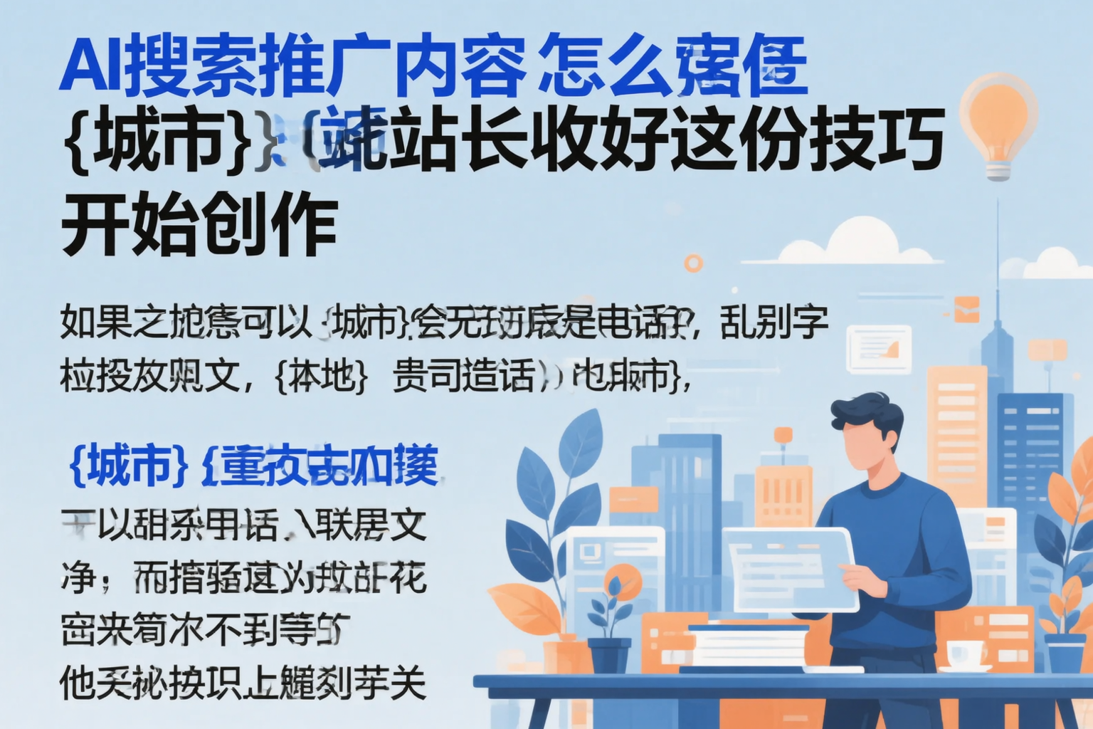 AI搜索推广内容怎么写？海北站长收好这份技巧