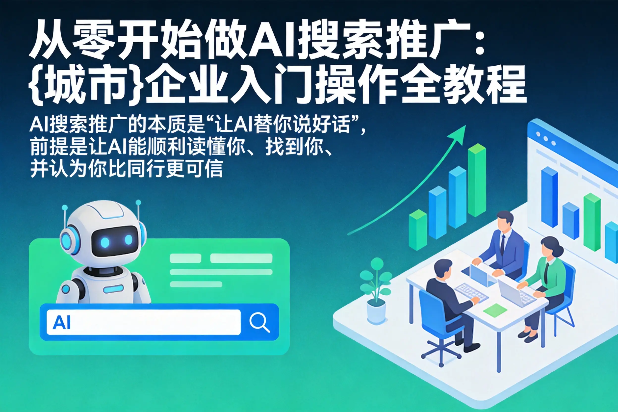 从零开始做AI搜索推广：海北企业入门操作全教程