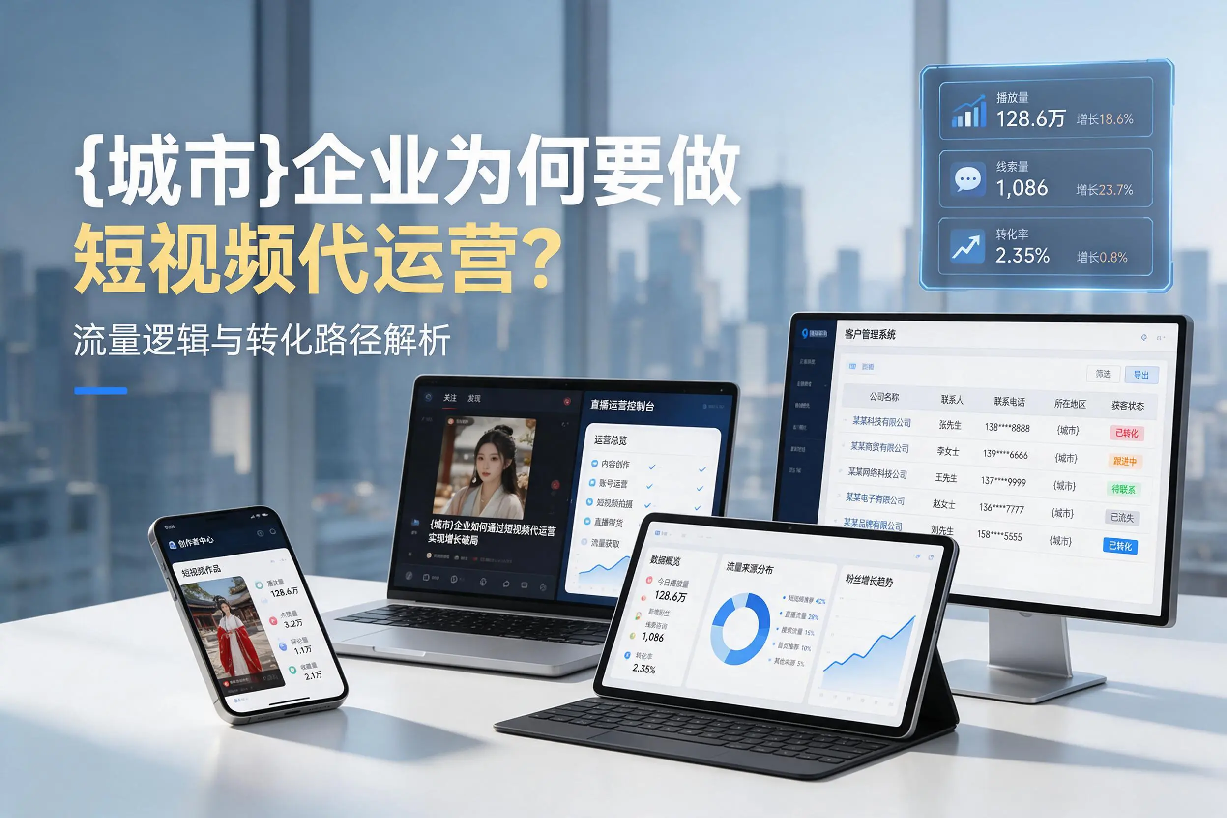 海北企业为何要做短视频代运营？流量逻辑与转化路径解析