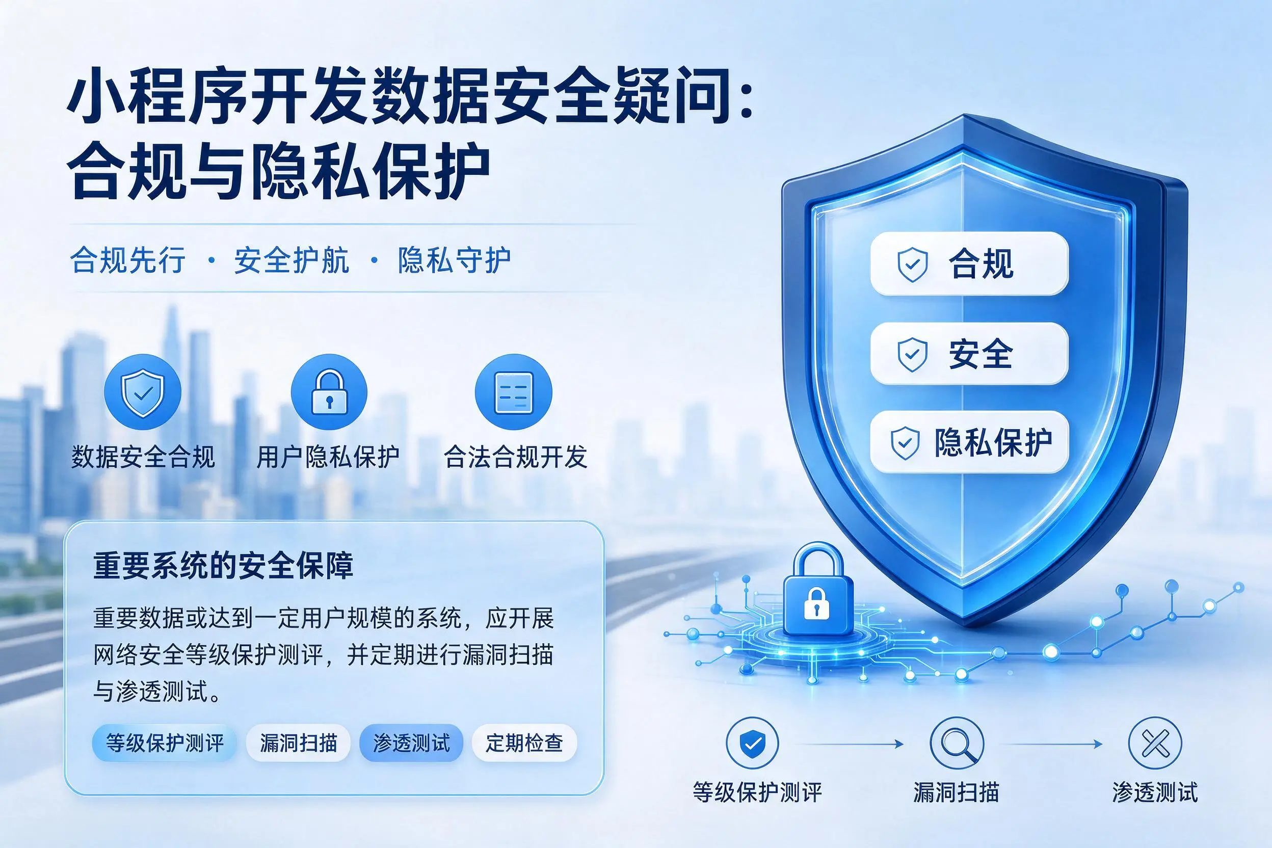 海北小程序开发数据安全疑问：合规与隐私保护