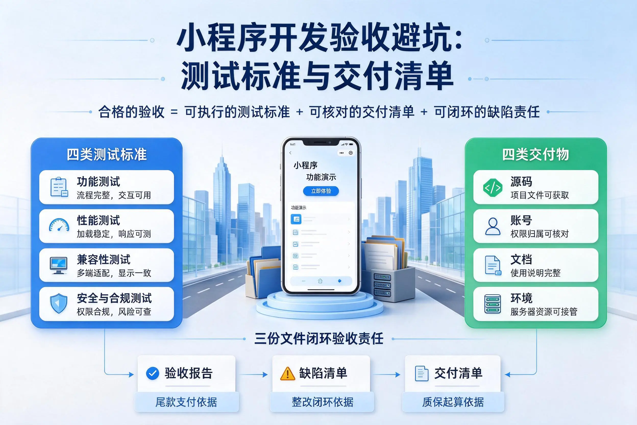 海北小程序开发验收避坑：测试标准与交付清单
