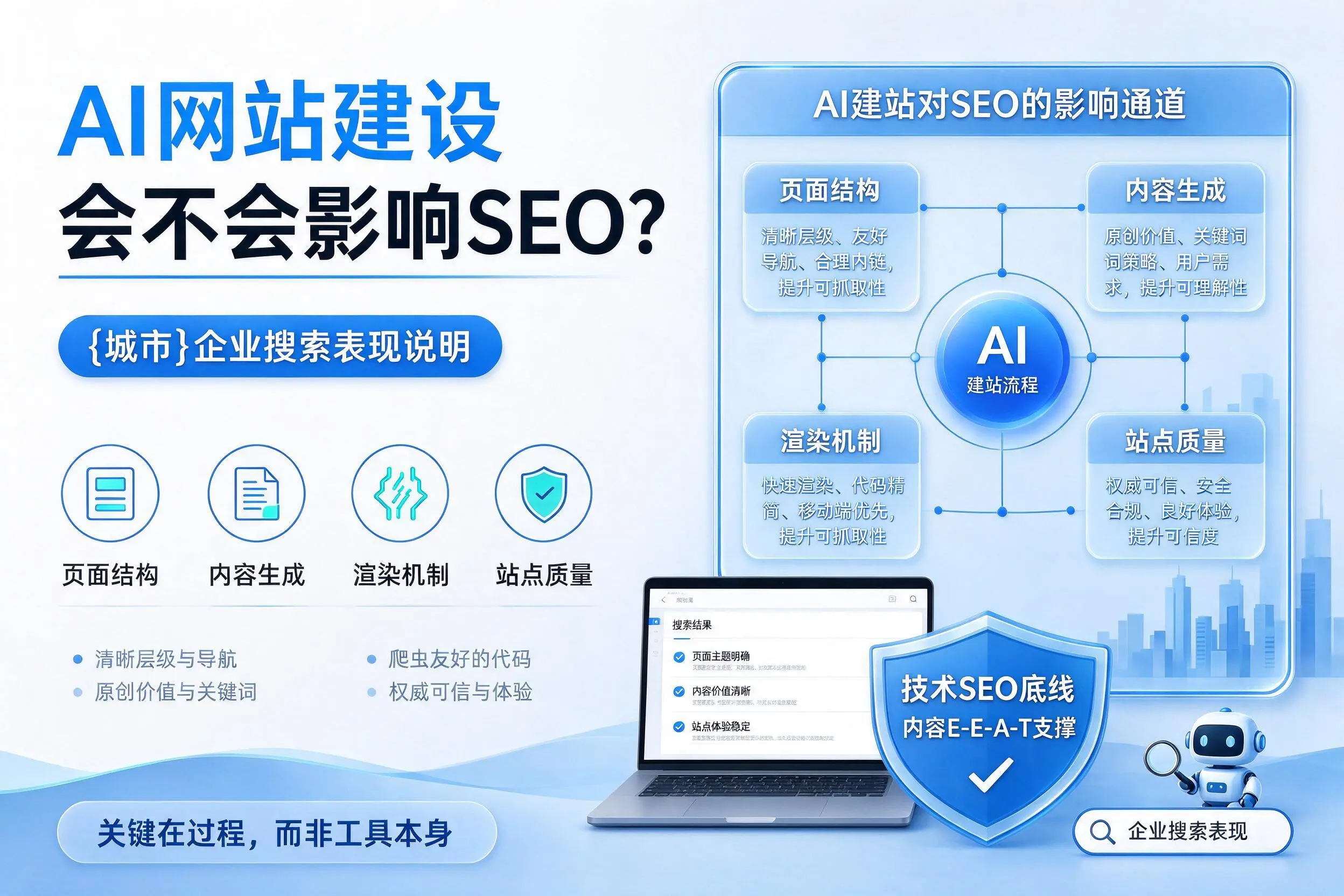 AI网站建设会不会影响SEO？海北企业搜索表现说明