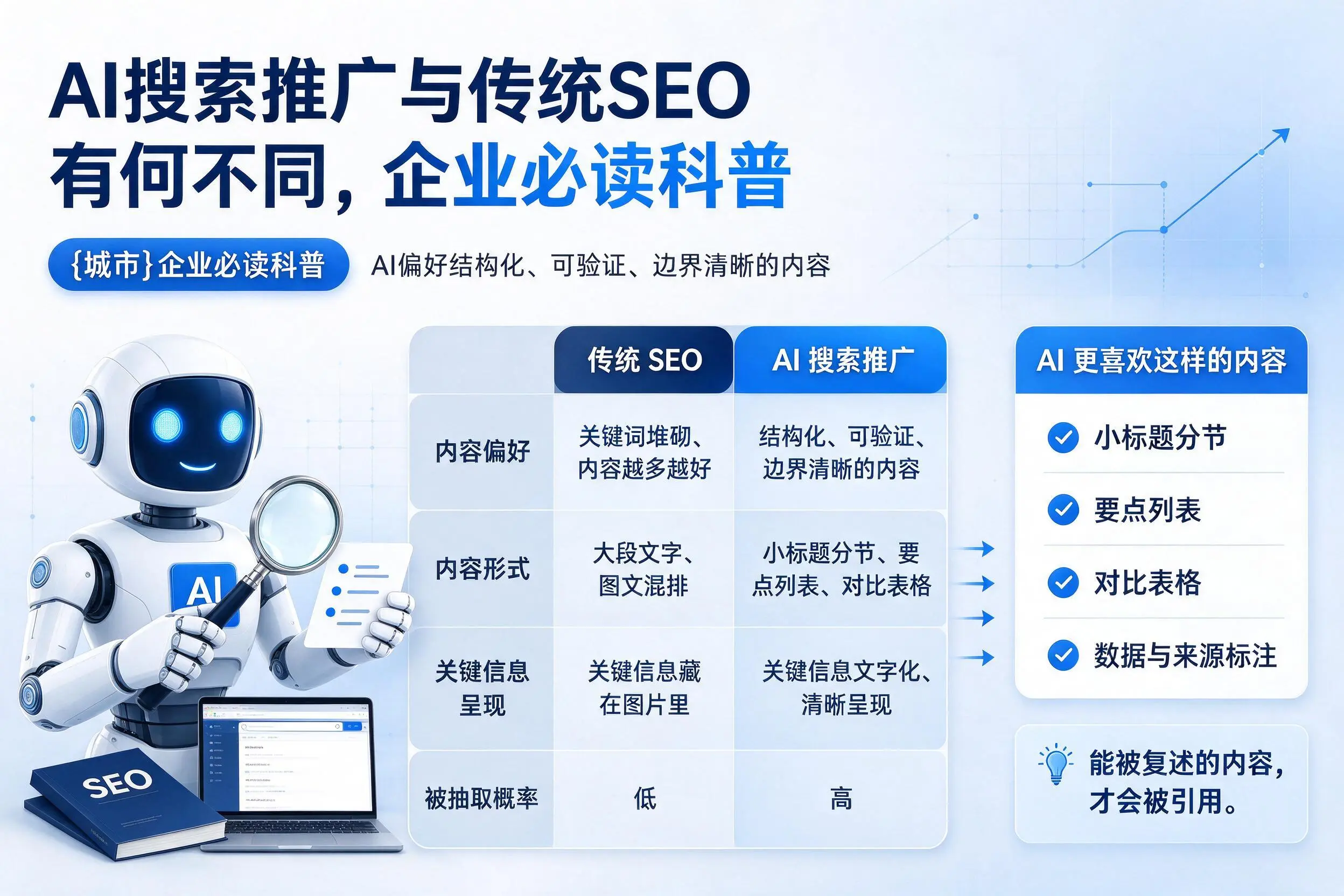 AI搜索推广与传统SEO有何不同，海北企业必读科普